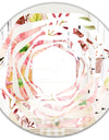 Floral Botanical Retro III - Modern Round or Oval Wall Mirror - Whirl