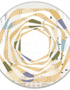 Retro Hexagon PatternX - Modern Round or Oval Wall Mirror - Whirl