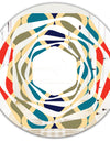 Retro Ornamental Design VI - Modern Round or Oval Wall Mirror - Whirl