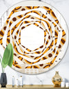 Retro Ornamental Design V - Modern Round or Oval Wall Mirror - Whirl