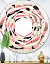 Retro Geometric Design XI - Modern Round or Oval Wall Mirror - Whirl
