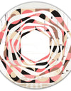 Retro Geometric Design XI - Modern Round or Oval Wall Mirror - Whirl