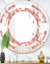 Retro Drop Design I - Modern Round or Oval Wall Mirror - Space