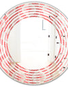 Retro Drop Design I - Modern Round or Oval Wall Mirror - Wave