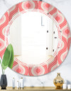 Retro Drop Design I - Modern Round or Oval Wall Mirror - Triple C