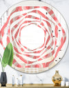 Retro Drop Design I - Modern Round or Oval Wall Mirror - Whirl