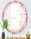 Retro Drop Design I - Modern Round or Oval Wall Mirror - Triple C