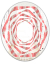 Retro Drop Design I - Modern Round or Oval Wall Mirror - Whirl