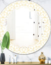 Abstract Geometrical - Modern Round or Oval Wall Mirror - Triple C