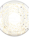 Abstract Geometrical - Modern Round or Oval Wall Mirror - Whirl