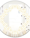 Abstract Geometrical - Modern Round or Oval Wall Mirror - Quatrefoil