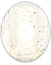 Abstract Geometrical - Modern Round or Oval Wall Mirror - Whirl