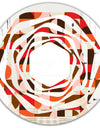 Retro Geometric Design II - Modern Round or Oval Wall Mirror - Whirl