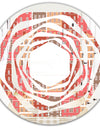 Handdrawn Colorful Houses - Modern Round or Oval Wall Mirror - Whirl