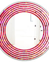 Circular Retro Design III - Modern Round or Oval Wall Mirror - Wave
