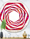 Circular Retro Design III - Modern Round or Oval Wall Mirror - Whirl