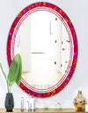 Circular Retro Design III - Modern Round or Oval Wall Mirror - Triple C