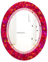 Circular Retro Design III - Modern Round or Oval Wall Mirror - Triple C