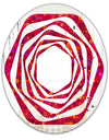 Circular Retro Design III - Modern Round or Oval Wall Mirror - Whirl