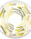 Retro Hexagon Pattern XI - Modern Round or Oval Wall Mirror - Whirl