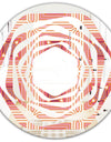 Geometric Retro Design II - Modern Round or Oval Wall Mirror - Whirl