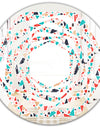 Retro Abstract Pattern Design II - Modern Round or Oval Wall Mirror - Whirl