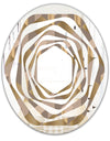 Retro Square Design V - Modern Round or Oval Wall Mirror - Whirl