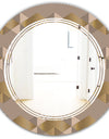 Retro Square Design VI - Modern Round or Oval Wall Mirror - Triple C
