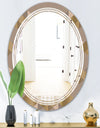 Retro Square Design VI - Modern Round or Oval Wall Mirror - Triple C