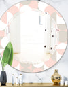 Retro Circular Pattern III - Modern Round or Oval Wall Mirror - Triple C