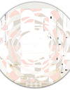 Retro Circular Pattern III - Modern Round or Oval Wall Mirror - Whirl