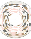 Retro Circular Pattern IV - Modern Round or Oval Wall Mirror - Whirl
