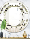 Triangular Retro Design VIII - Modern Round or Oval Wall Mirror - Space