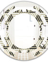 Triangular Retro Design VIII - Modern Round or Oval Wall Mirror - Space