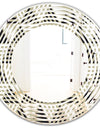 Triangular Retro Design VIII - Modern Round or Oval Wall Mirror - Wave