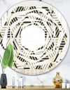 Triangular Retro Design VIII - Modern Round or Oval Wall Mirror - Whirl