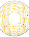Retro Ornamental Design III - Modern Round or Oval Wall Mirror - Whirl
