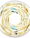 Retro Abstract Design II - Modern Round or Oval Wall Mirror - Whirl