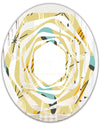 Retro Abstract Design II - Modern Round or Oval Wall Mirror - Whirl