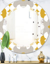 Retro Abstract Design XVIII - Modern Round or Oval Wall Mirror - Triple C