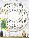 Diamond Retro VIII - Modern Round or Oval Wall Mirror - Whirl