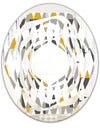 Diamond Retro VIII - Modern Round or Oval Wall Mirror - Whirl