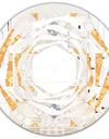 Geometric Retro Design I - Modern Round or Oval Wall Mirror - Whirl