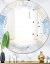Abstract Retro Design I - Modern Round or Oval Wall Mirror - Triple C