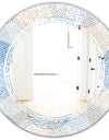 Abstract Retro Design I - Modern Round or Oval Wall Mirror - Triple C