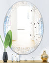 Abstract Retro Design I - Modern Round or Oval Wall Mirror - Triple C