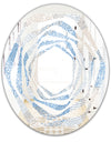 Abstract Retro Design I - Modern Round or Oval Wall Mirror - Whirl