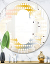 Retro Abstract Design VIII - Modern Round or Oval Wall Mirror - Quatrefoil