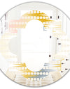 Retro Abstract Design VIII - Modern Round or Oval Wall Mirror - Quatrefoil