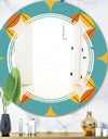 Diamond Retro IV - Cottage Round or Oval Wall Mirror - Triple C